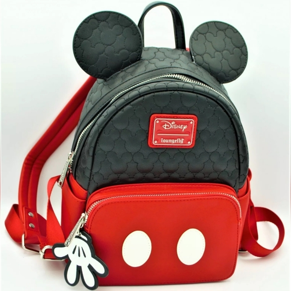 Disney Mickey Mouse Mini Backpack Loungefly Red & Black main image 14